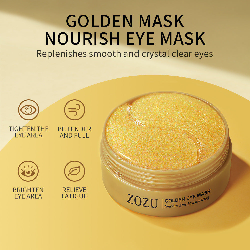 Full English Eye Mask ZOZU Golden Avocado Moisturizing and Hydrating   foreign trade skincare products live wholesale