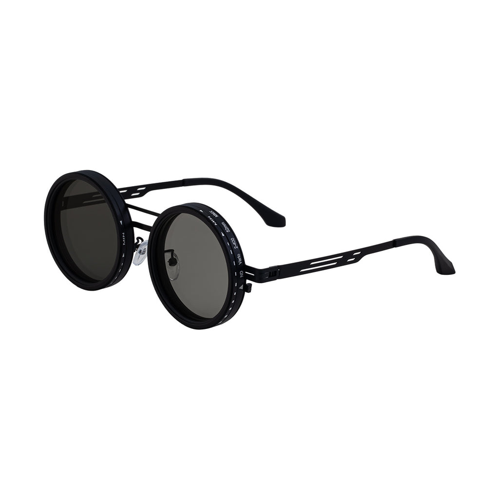 ND9Adjustable Light Reduction Sunglasses HD Polarized Fishing Sun Protection Sunglasses Manual Light Reduction Rotating Lens Glasses