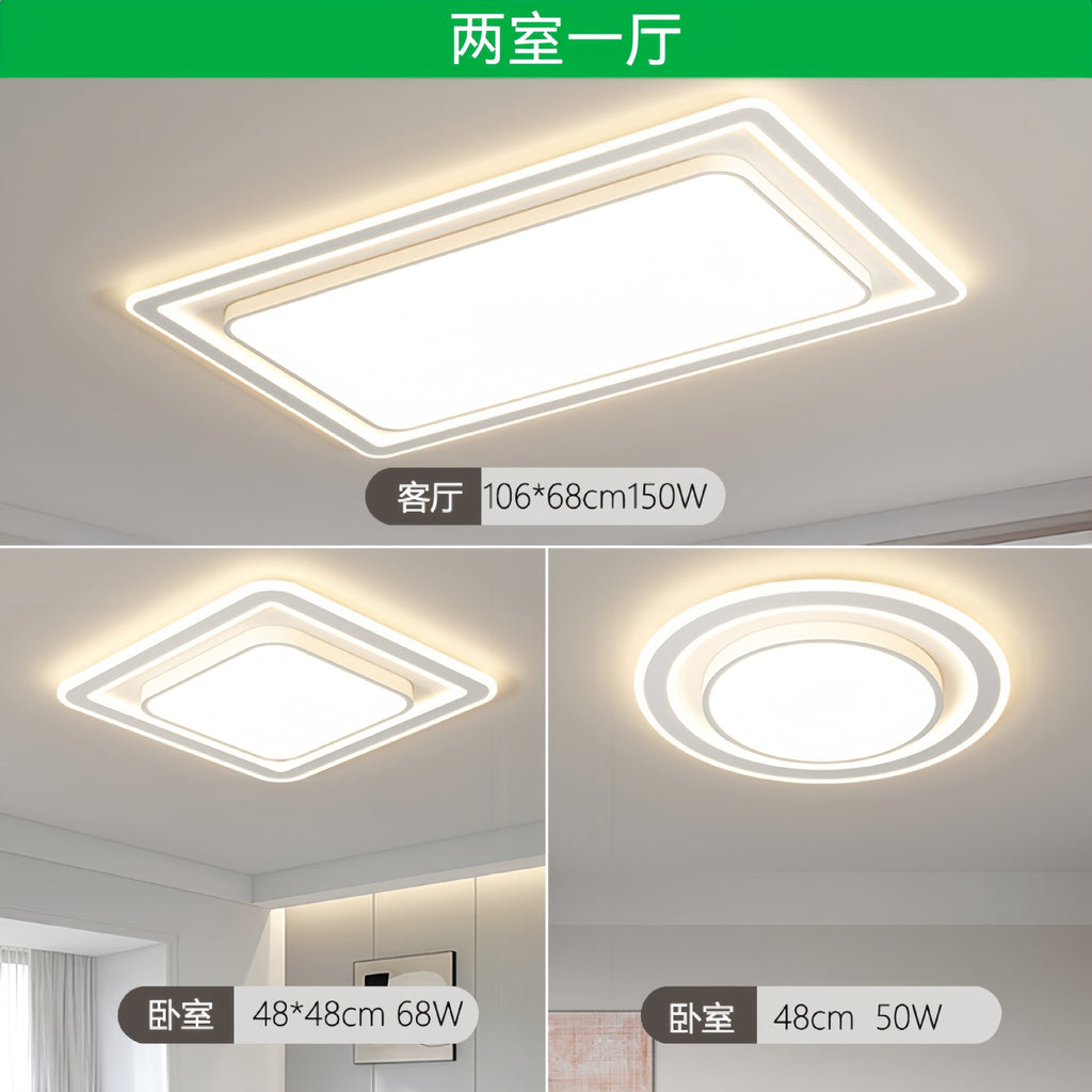 Eye Protection Ceiling Lamp Modern Minimalist Living Room Lamp Full Spectrum LED Bedroom Lamp Zhongshan Lighting Package Installation