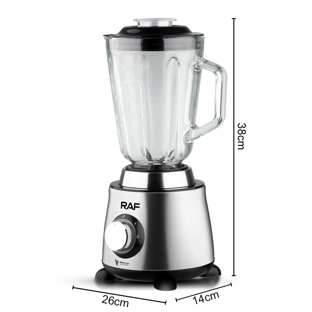 RAF European Standard Blender for Baby Food, Soy Milk, and Fruit Juice and Ice Blender Multi-Functional Food Processor R.2835
