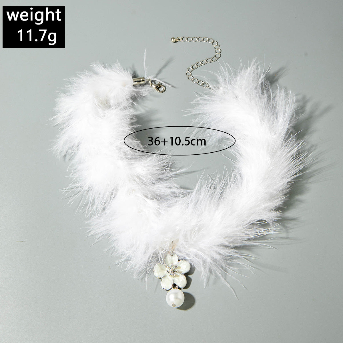 European and American Style Accessories Super Fairy Sweet Christmas Pearl Pendant Plush Necklace Light Luxury Fashion High-end Necklace Wholesale