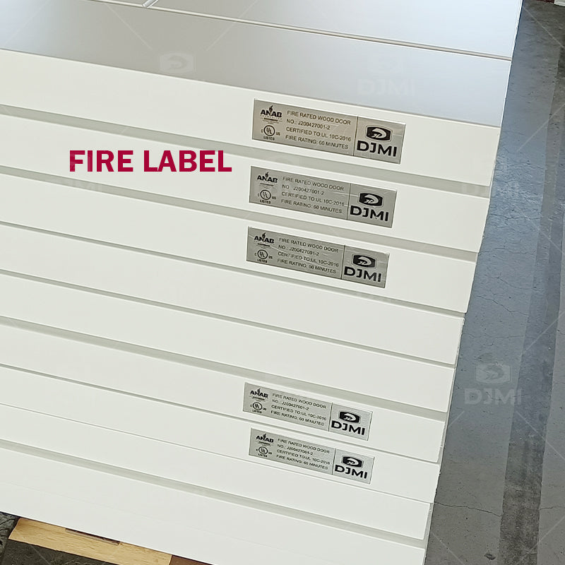 Customized Hotel Entrance Doors High Quality Hotel Guest Room Door 60min Fire Rated Wood Door