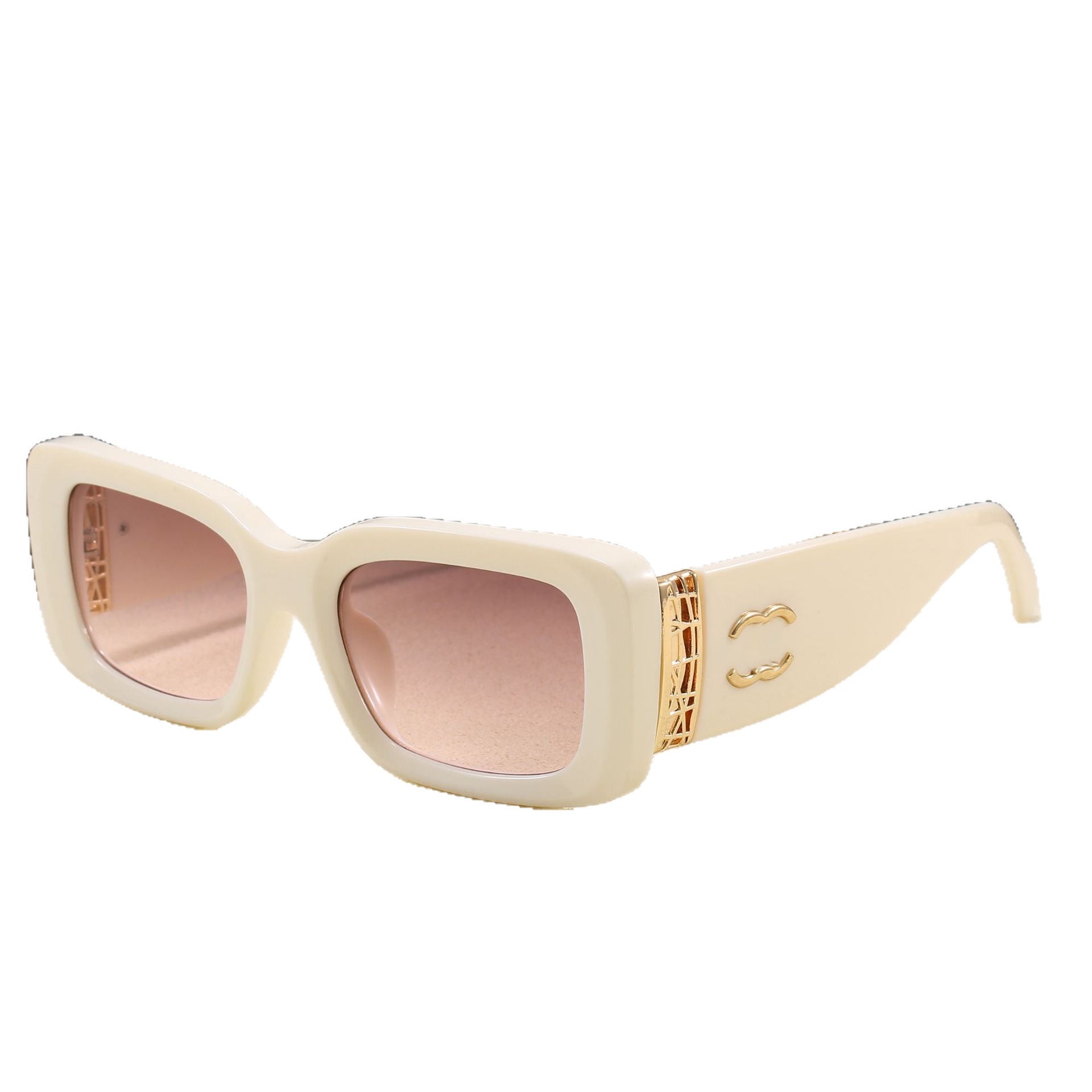 New Chanel-style Sunglasses ins Feng Xiaohong Book Internet Celebrity Same Style Personality Square Frame Fashion Sunglasses for Women