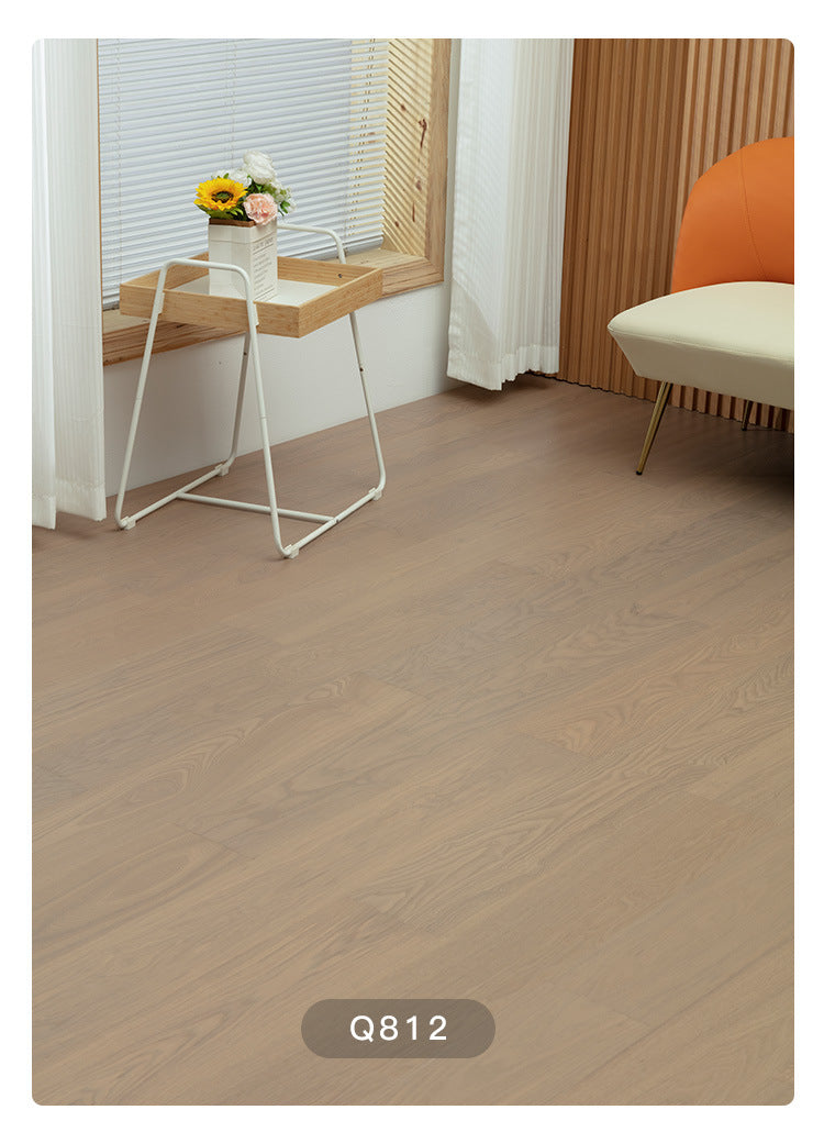 1.2mm White Ash Natural Wood Veneer New Three-Layer Solid Wood Composite Floor Heating Home Eco-Friendly Flooring Package Installation for Entry