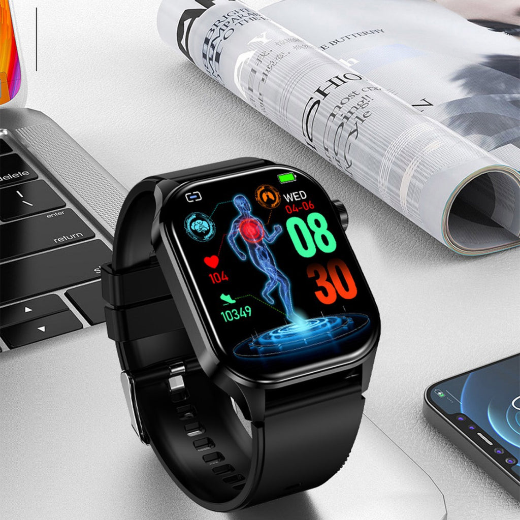 et580Smart Watch HD Screen ECG Electrocardiogram SOS Blood Pressure Smart Watch Health Smart Watch