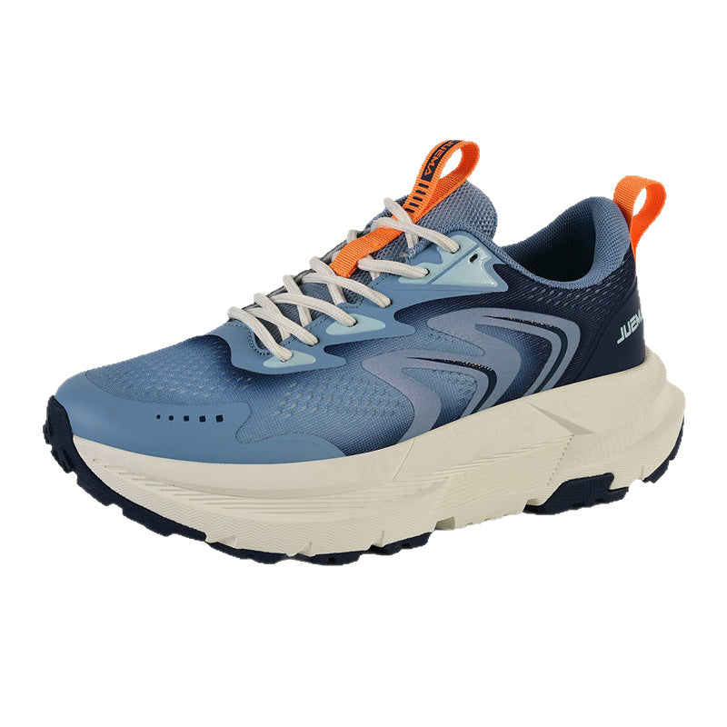 Men's Shoes New2025Mesh Breathable Running Shoes Anti-Slip Shock Absorption Lightweight Soft Sole Sports Shoes Manufacturer Wholesale