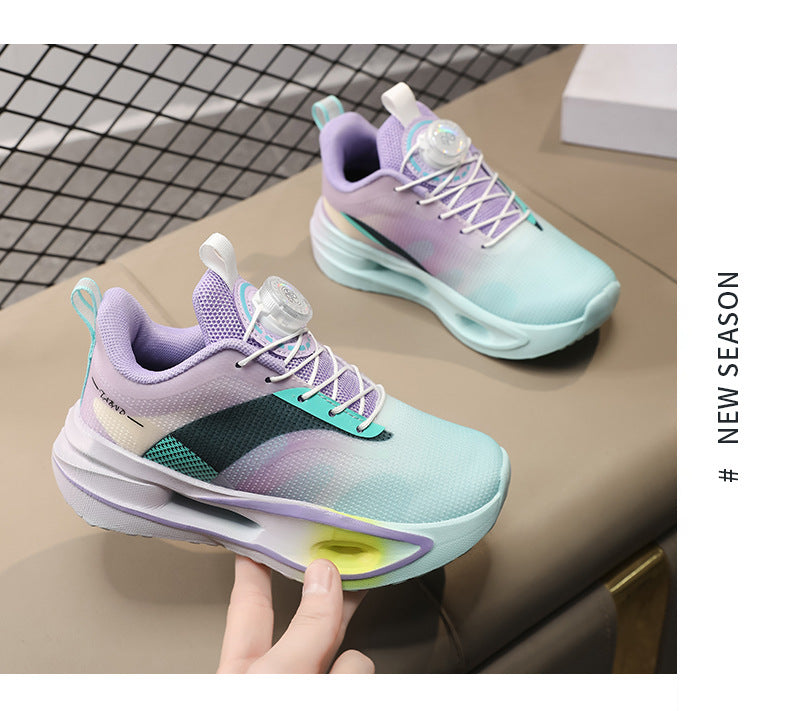 Feiteng5U Children's Shoes Casual Fashion Children's Running Shoes Lightweight Shock Absorbing Boys' Shoes Anti-Slip Wear-Resistant Sports Shoes