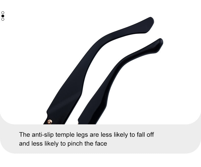 2025New Fashion Square Frame Sunglasses for Men, High-End Personality Outdoor Trend Driving Sun Protection Sunglasses for Men