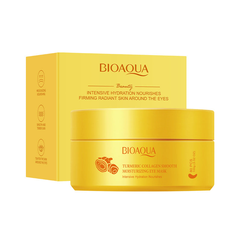 BIOAOUA Vitamin C Collagen Brightening Moisturizing Eye Mask Hydrating Eye Mask  Wholesale