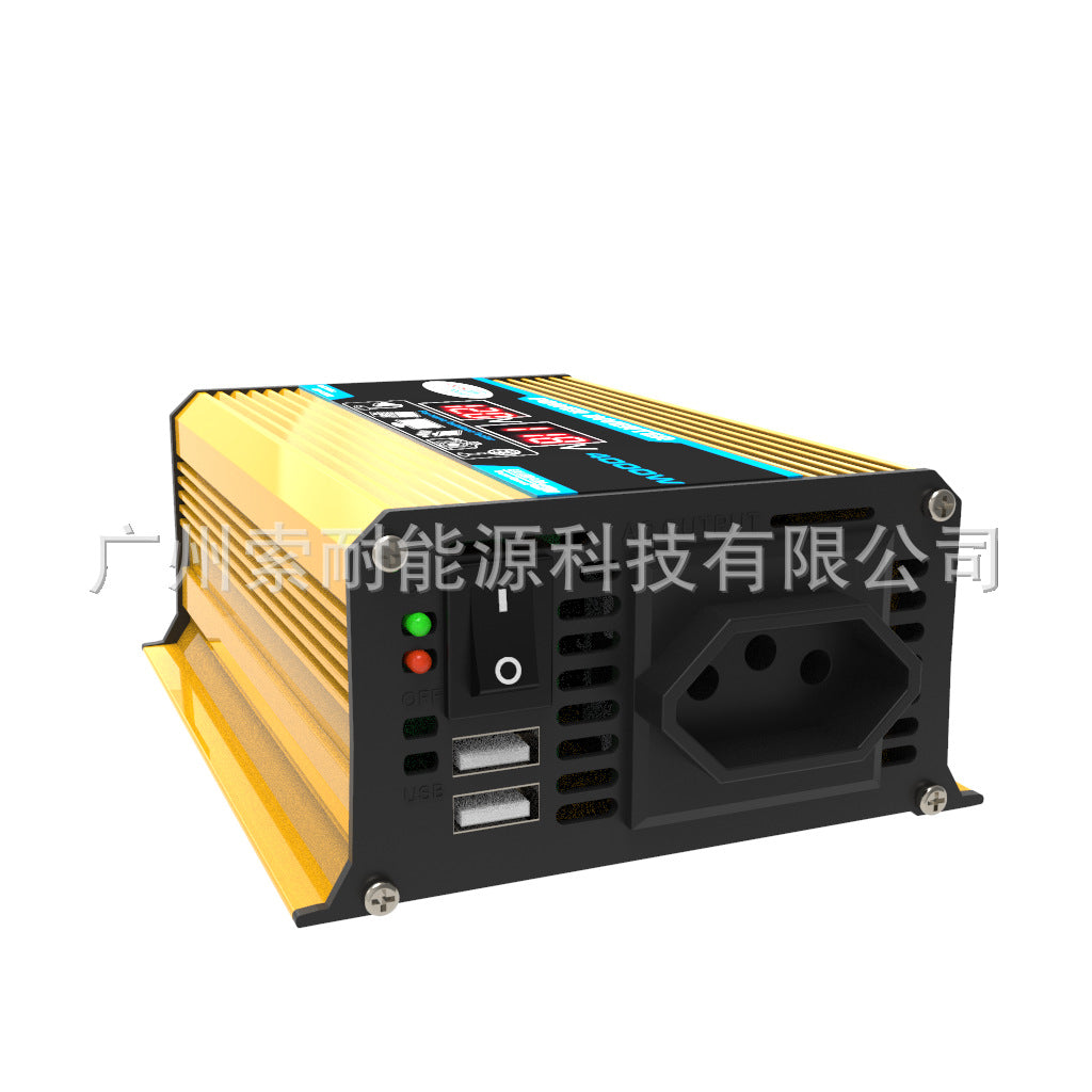 Vehicle Inverter300W 12V Turn110V 220V Dual Voltage Display E-commerce Export inverter
