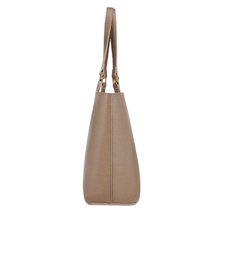 European and American Trendy High-End Single Shoulder Fashion Women's Bag Versatile Handbag Basket Bag Light Luxury Niche Commuter Crossbody Bag