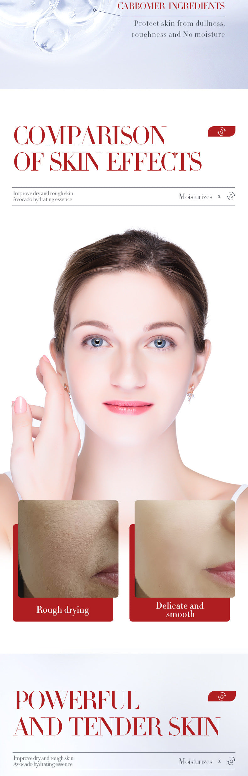 Cross-border Fruit Essence15ml Plant Avocado Moisturizing Apple Hydrating Nourishing Export Manufacturer Wholesale