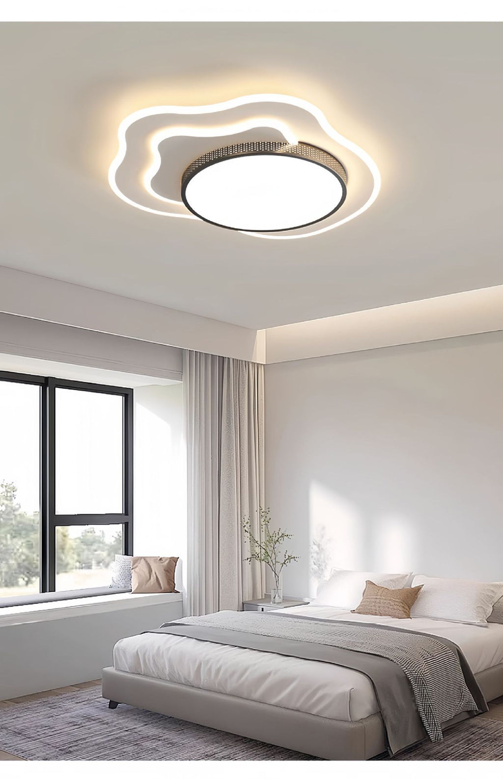 New style living room ceiling light modern minimalist elegant LED Full Spectrum Eye Protection Bedroom Study Room Whole House Package Lighting