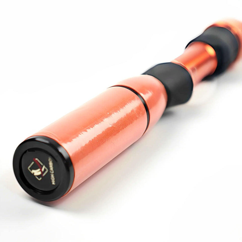 Scaling UL Orange Lure Fishing Rod for Bass Carbon Portable Lure Rod Lightweight and Soft Universal Small Fish Fishing Rod