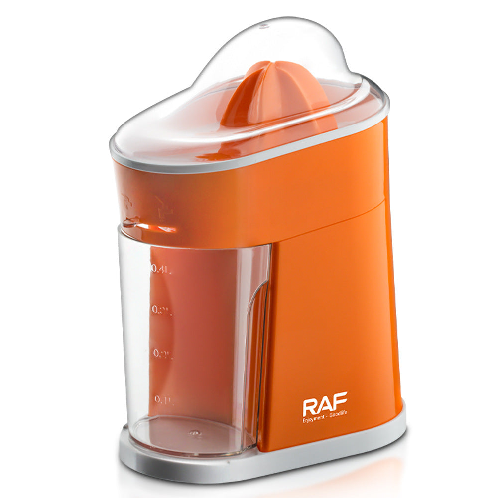 RAF EU Standard Electric Fresh Orange Juicer Household Automatic Lemon Orange Juice Machine Small Portable400ml