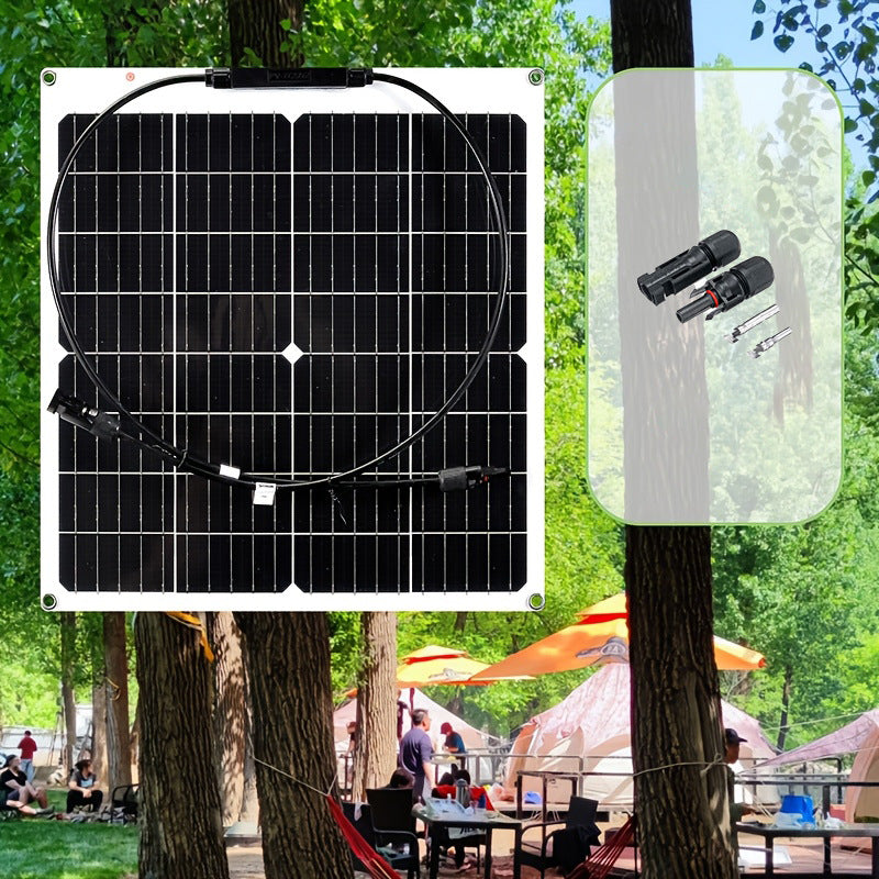 Hot Selling 40w18v Flexible Solar Panel Photovoltaic Power Generation Set Household Energy Storage Matching Portable Durable