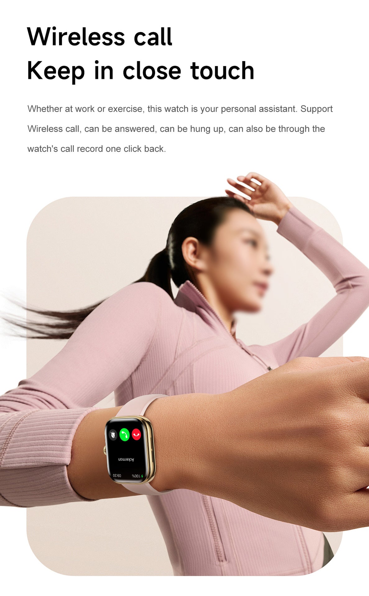G46Women's Smart Watch Blood Pressure Blood Sugar Blood Oxygen Detection NFC Alipay Bluetooth Call Smart Bracelet