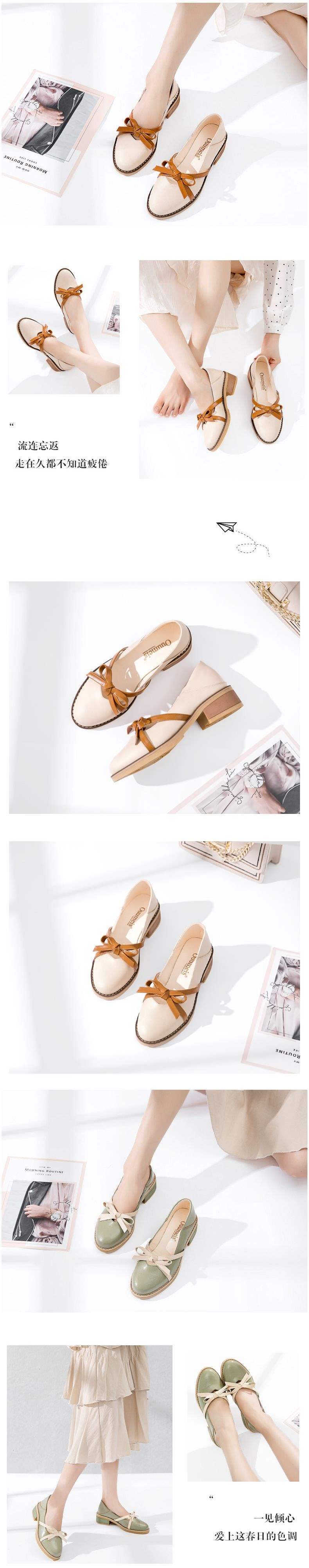 2025New Spring Fairy Shoes Versatile Shallow Mouth Small Leather Shoes Retro Mary Jane Shoes Women's Mid-Heel Single Shoes