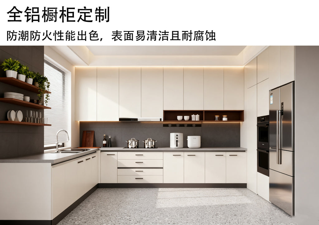 Custom Honeycomb Aluminum Alloy Laundry Cabinet Balcony Dryer Washing Machine Integrated Washbasin Storage Cabinet Manufacturer