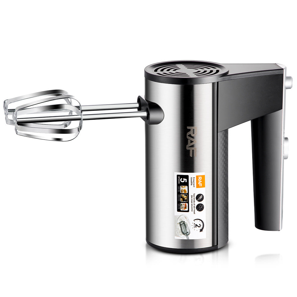 RAF EU Standard Household Electric Mini Mixer for Batter and Egg Beating, Fully Automatic Lightweight Handheld Cream Whisk