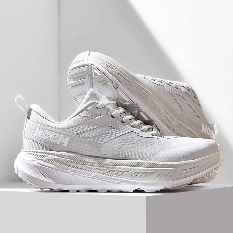 Running Shoes Sports Trendy Shoes Summer Soft Sole Lightweight Breathable Jump Rope Wide Last Marathon Jogging Thick Sole Cushioning Men's Shoes