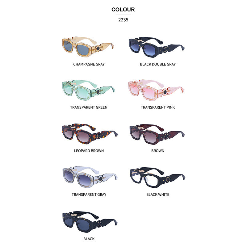 European and American Small Frame Sunglasses for Women UV Protection European and American Internet Celebrity Sunglasses for Women INS Wholesale