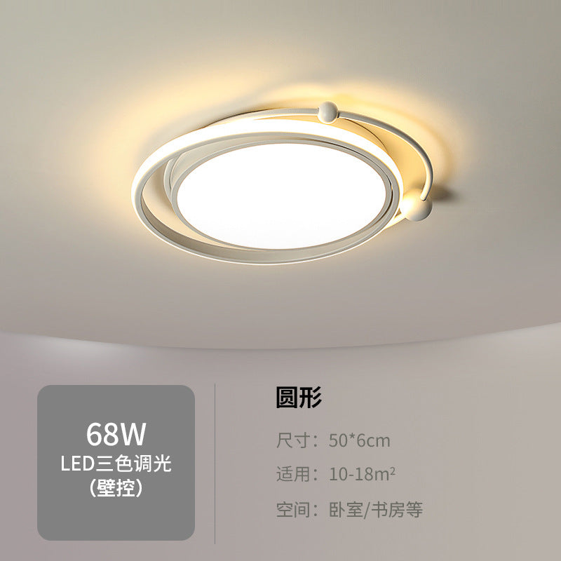 Master bedroom lamp ceiling lamp round room lamp simple modern home use led Nordic Style Study Lamp Cozy and Romantic