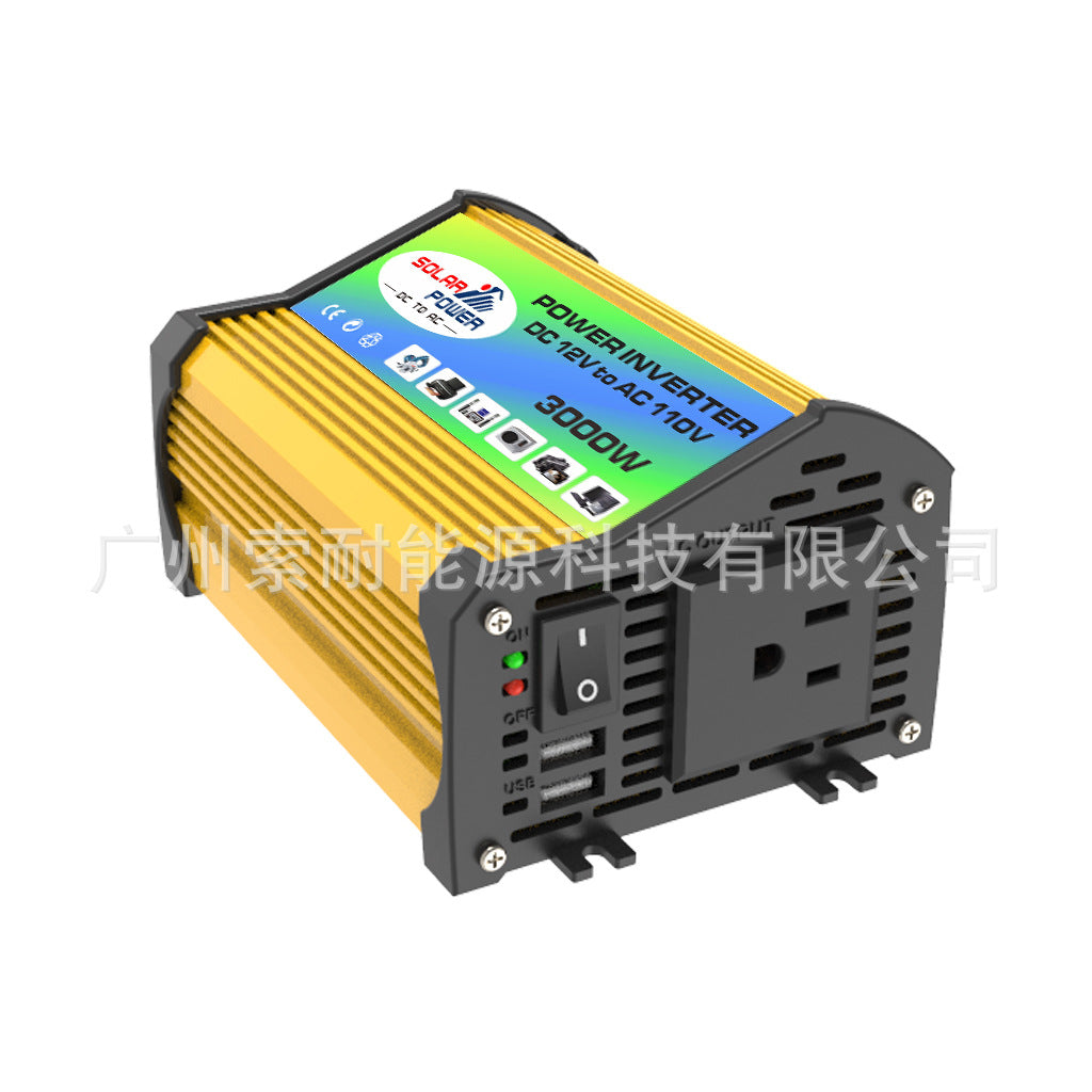 300W Vehicle Inverter12V Turn110V220V Double USB Platform car power inverter