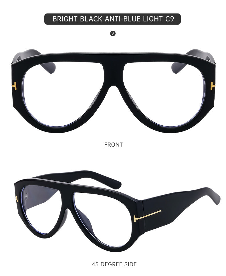 Large Frame Toad Sunglasses for Women Trendy European and American New Fashion Full Frame Sunglasses UV Protection Sun Glasses sunglasses