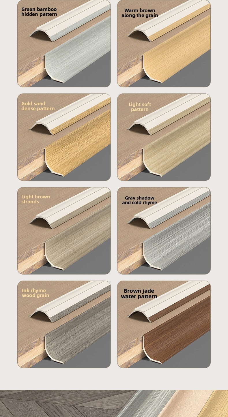 PVC Flexible self-adhesive internal corner trim for wall gaps and floor decoration, conceals imperfections, can be bent, and is suitable for ceiling trim