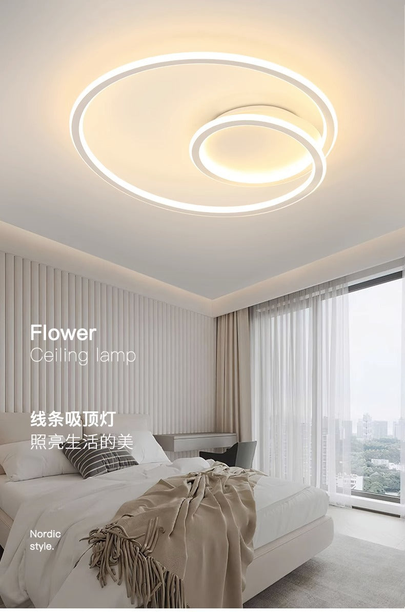 Minimalist Modern Creative Personality Art Lamp Bedroom Study Dining Room Bedroom Lighting Nordic Internet Celebrity Iron Art Ceiling Lamp