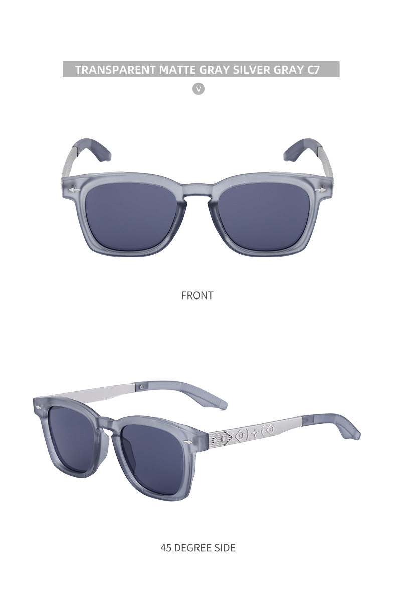 Square Frame Retro Sunglasses for Men, Sun Protection, Driving Special, High-End Outdoor Glasses Wholesale shades