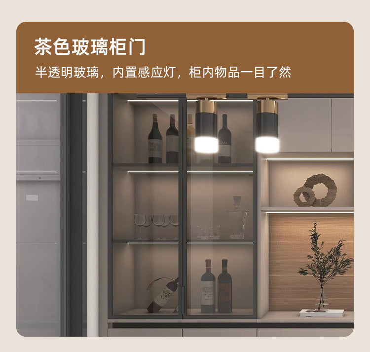 Custom Whole House Wardrobe Bedroom Cream Style Princess One-Door-to-Top Wardrobe Wine Cabinet Entryway Shoe Cabinet Custom Cloakroom