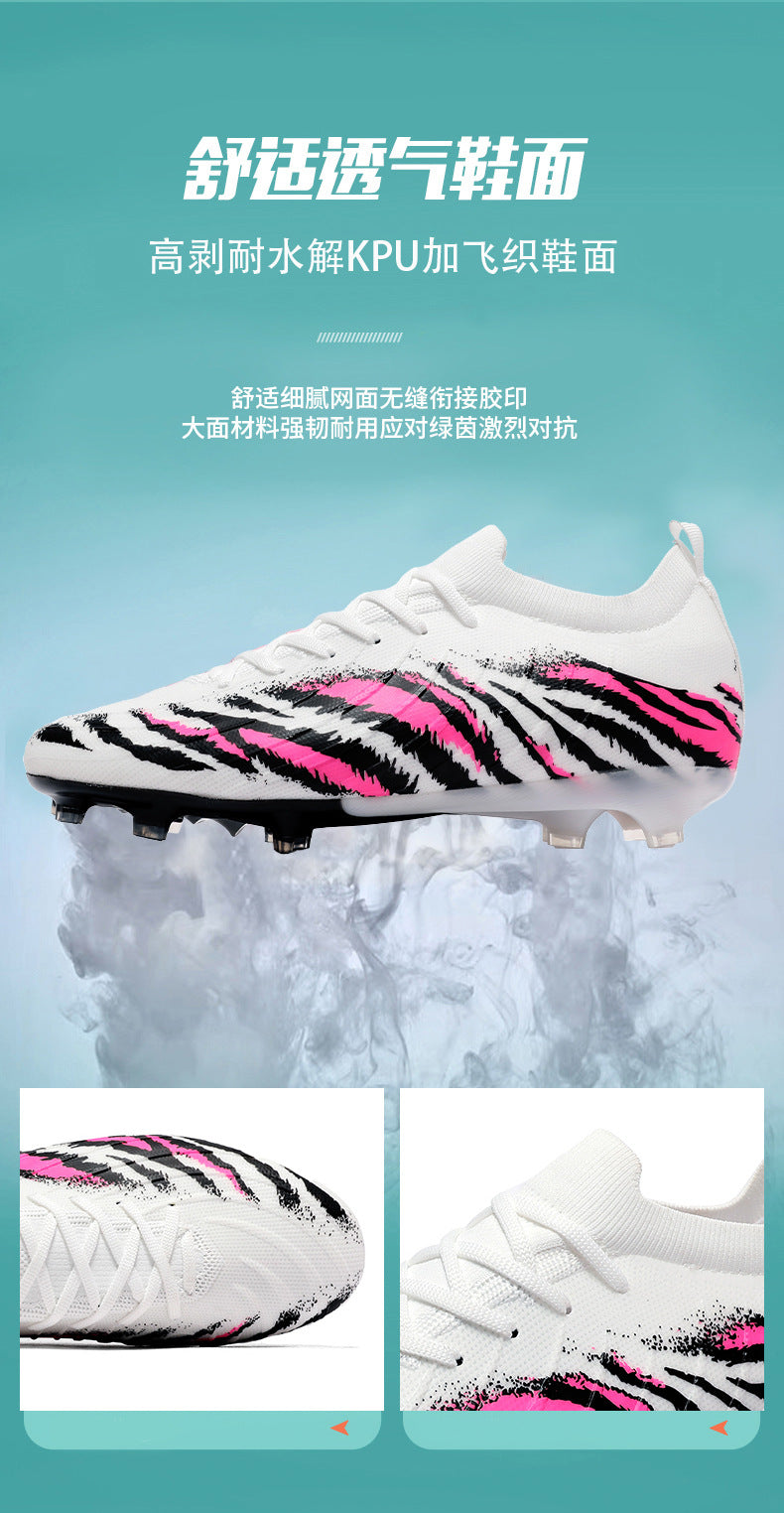 Large Size Authentic Low-Top Soccer Shoes New Wholesale Men's Training Shoes Student Soccer Shoes Spike Shoes Women's