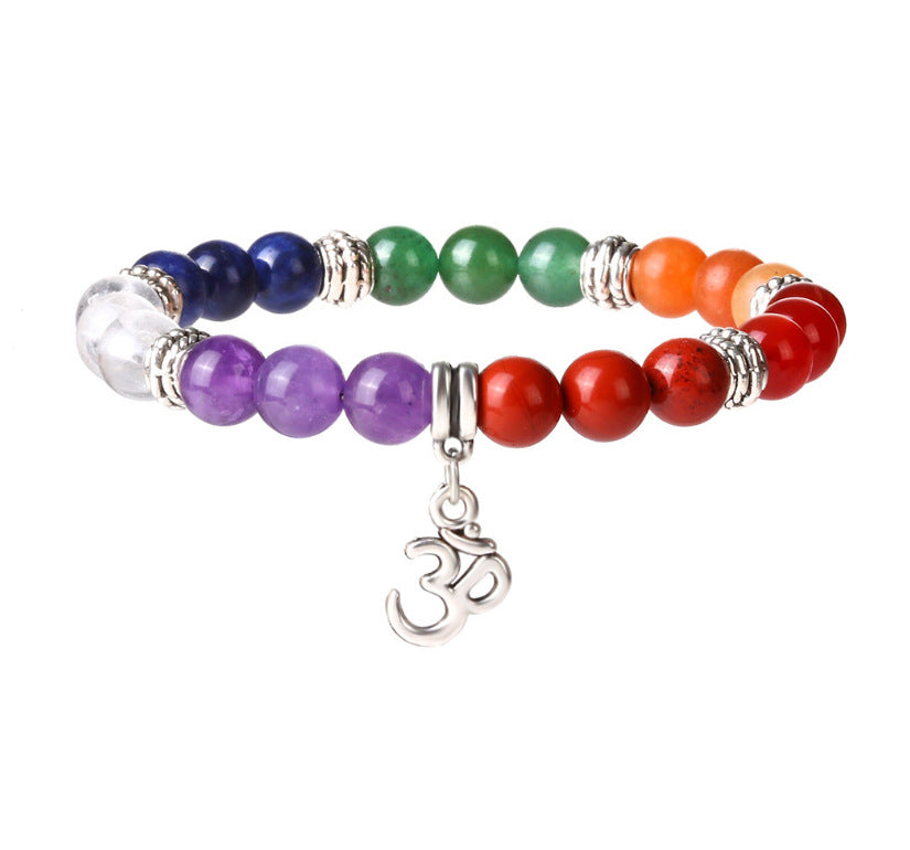 European and American fashion new white turquoise amethyst bracelet108Lotus Pendant Bracelet with Buddhist Beads