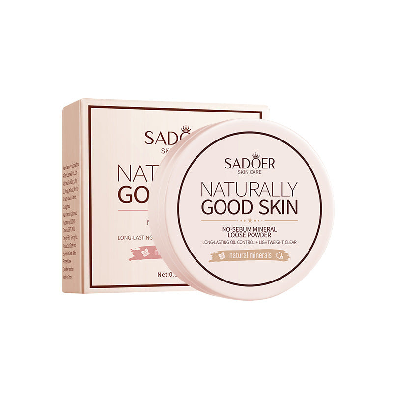 Full English Makeup SADOER Mineral Loose Powder Refreshing Lightweight Setting Concealer Powder  Wholesale
