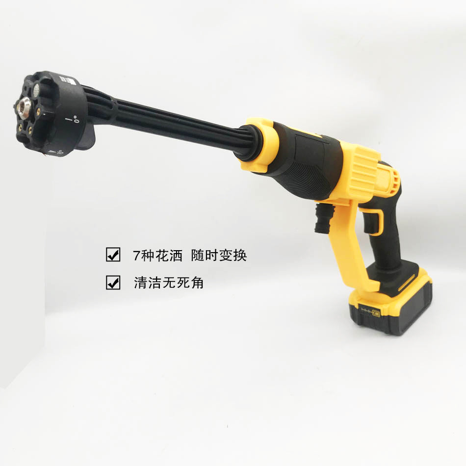 Export wholesale high-power lithium battery car washer DW Makita High Pressure Car Wash Water Gun Home Portable Car