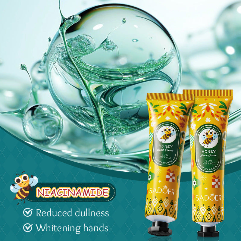Honey Tender Hand Cream30g SADOER Skin Rejuvenation Hand Cream for Autumn and Winter Cross-Border Wholesale
