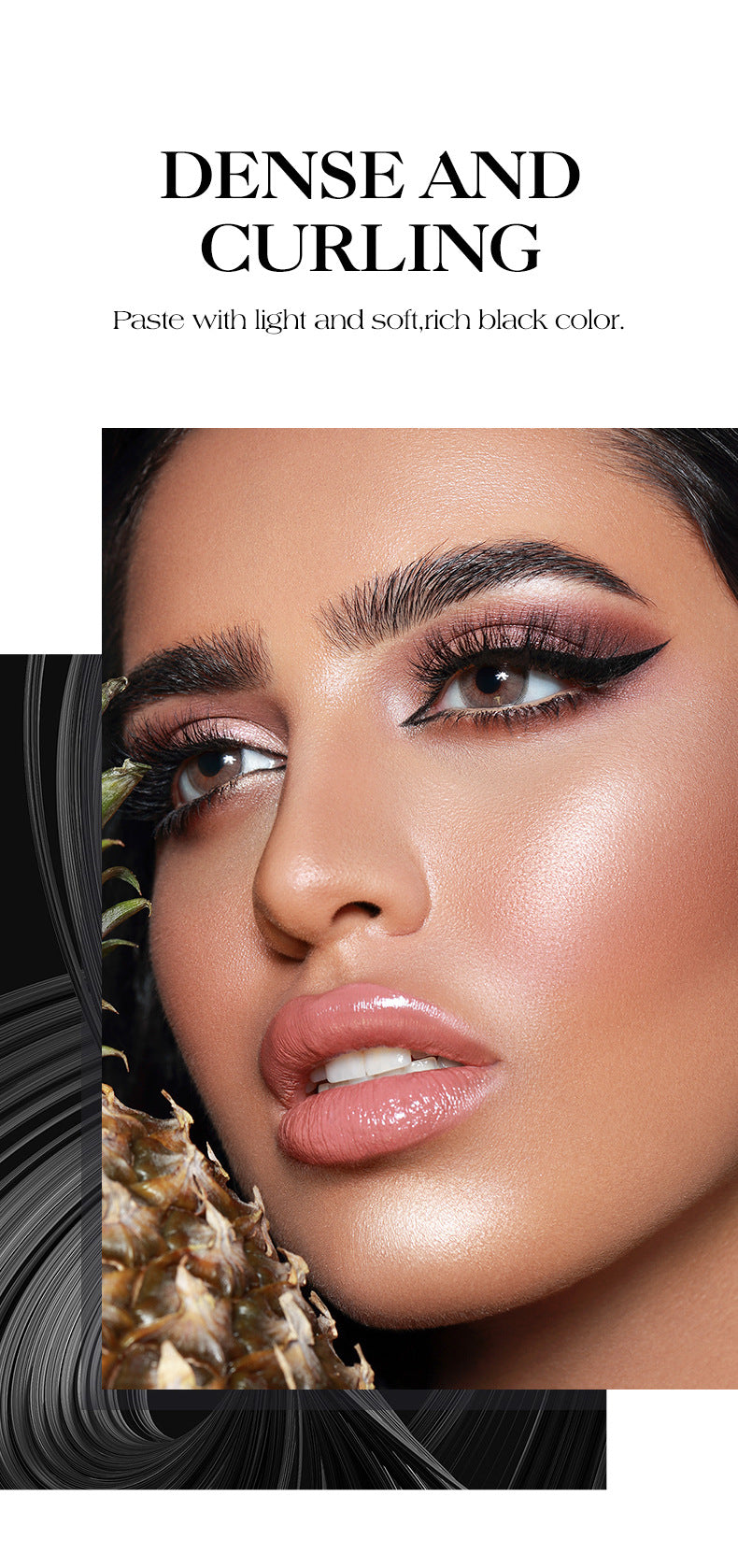 Makeup ICVC1186Mascara Curling Lengthening Dense Smudge-Resistant Packaging AliExpress Beauty