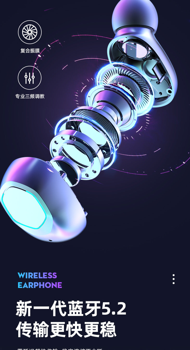 Popular M9Wireless Bluetooth Headset TWS In-ear long-lasting high-quality private model wireless Bluetooth earphones