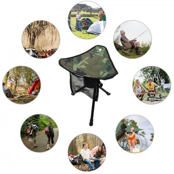 Outdoor Folding Chair Picnic Leisure Rotating Tripod Chair Fishing Portable Thickened Camping Stool