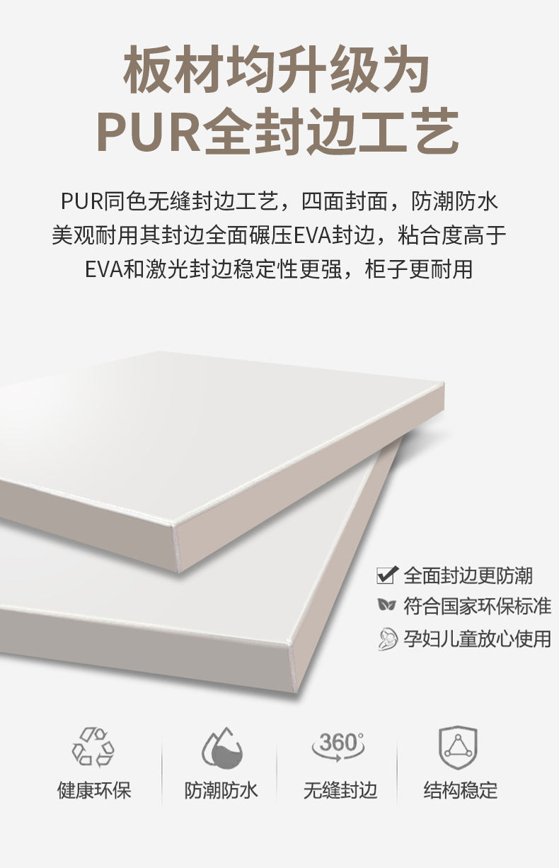 Heightened Solid Wood Bookcase with Glass Doors, Floor-standing Home-use Six-door Bookcase, High-end Storage Cabinet for Home Bedroom and Study Room