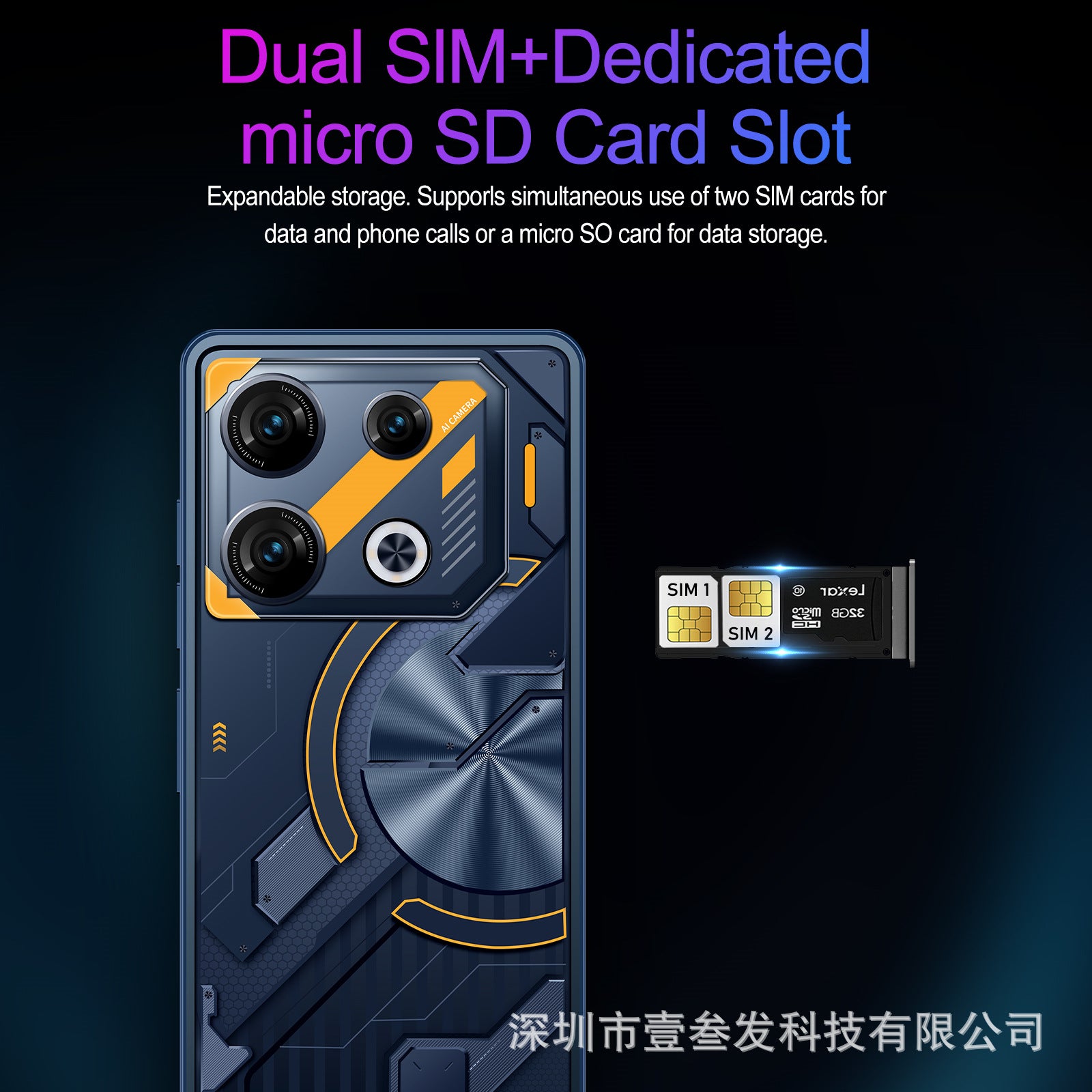 GT10pro Popular1+16G 7.0Inch All-in-One Perforated True3G New Smartphone