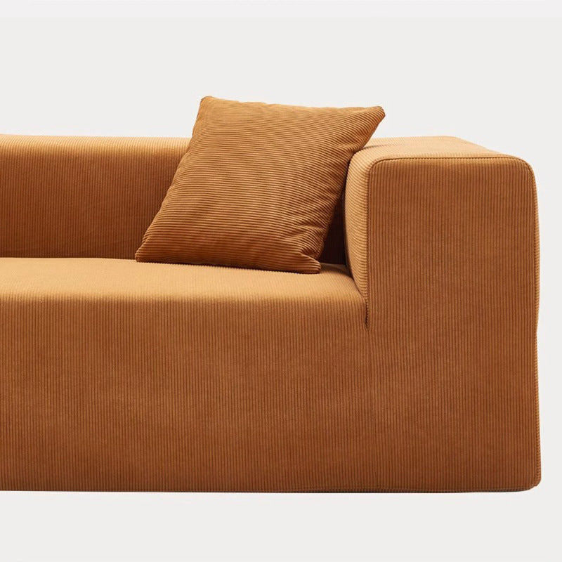 Fully Compressed Sofa Compression Sofa Corduroy Fabric Sofa for Home Living Room Straight Sofa Shipping and tax not included
