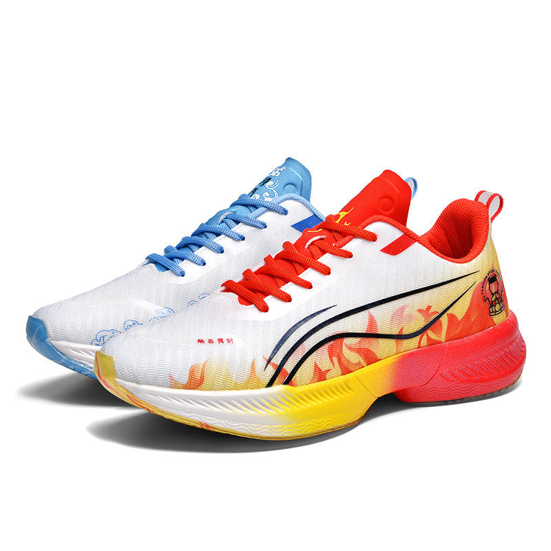 2025Autumn New Parent-Child Nezha Ao Bing Fashion Casual Sports Shoes Popcorn Carbon Plate Lightweight Comfortable Running Shoes