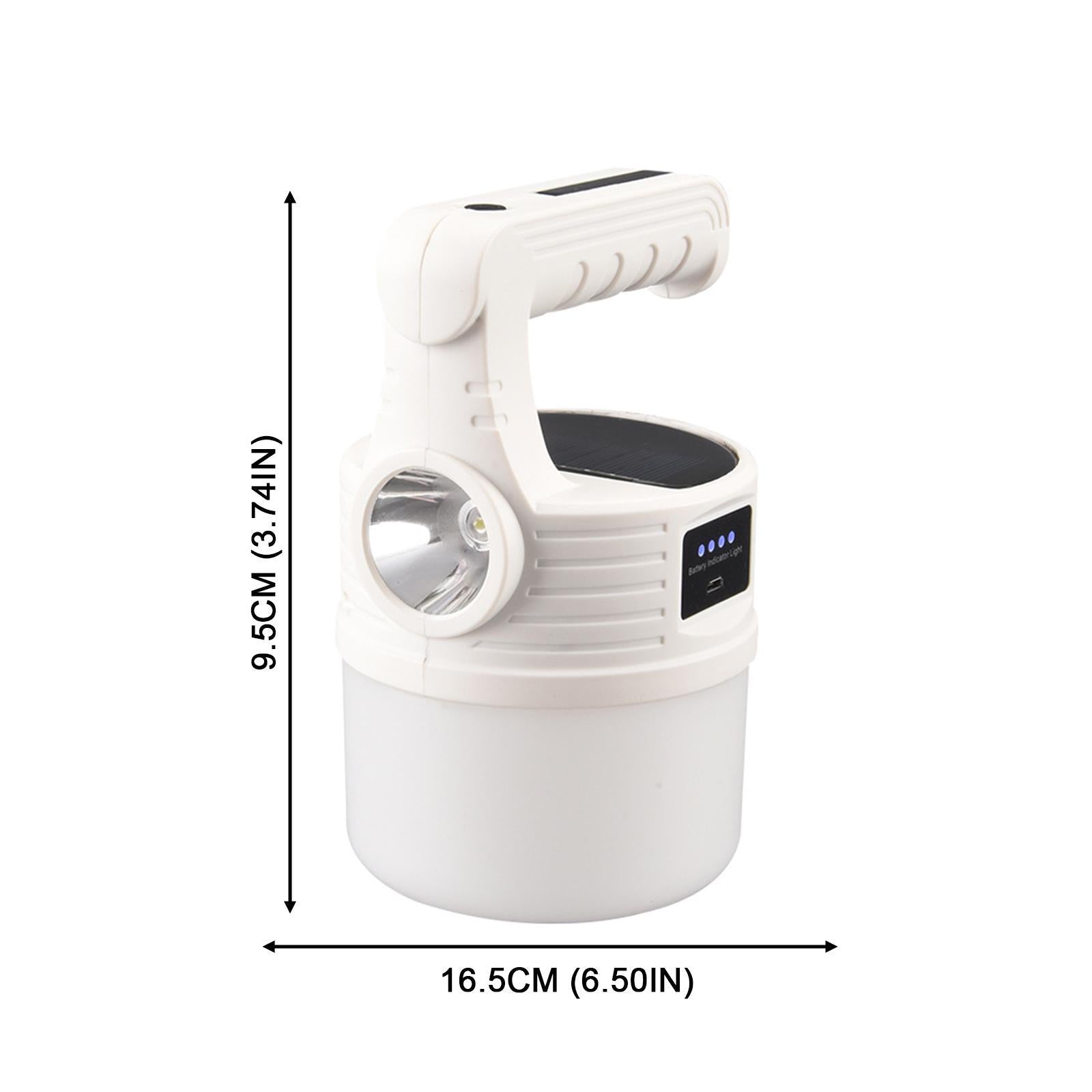 New Solar Light Rechargeable Tent Light Outdoor Camping Light LED Portable Camping Lantern USB Rechargeable Emergency Light