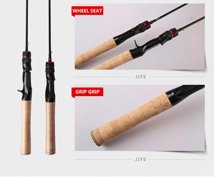 Wholesale Horse Mouth Rod Set ul Ultra-Soft Carbon Lure Rod Ultra-Light Straight Handle Solid Rod Tip Lure Fishing Rod