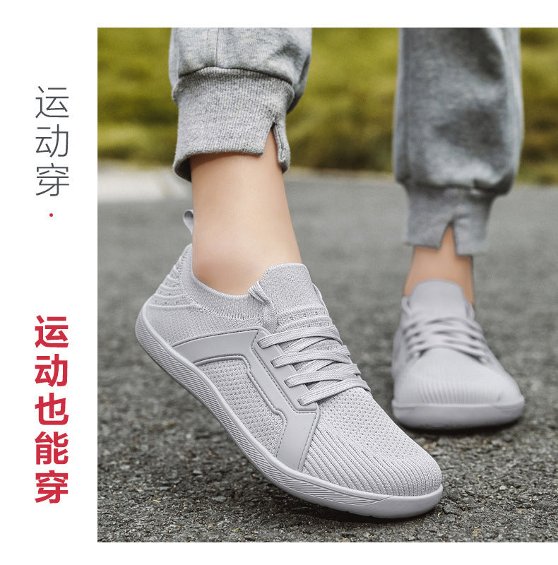 Wide Toe Large Size Lightweight Casual Shoes Hiking Fitness Cycling Running Shoes Soft Sole Breathable Sports Shoes