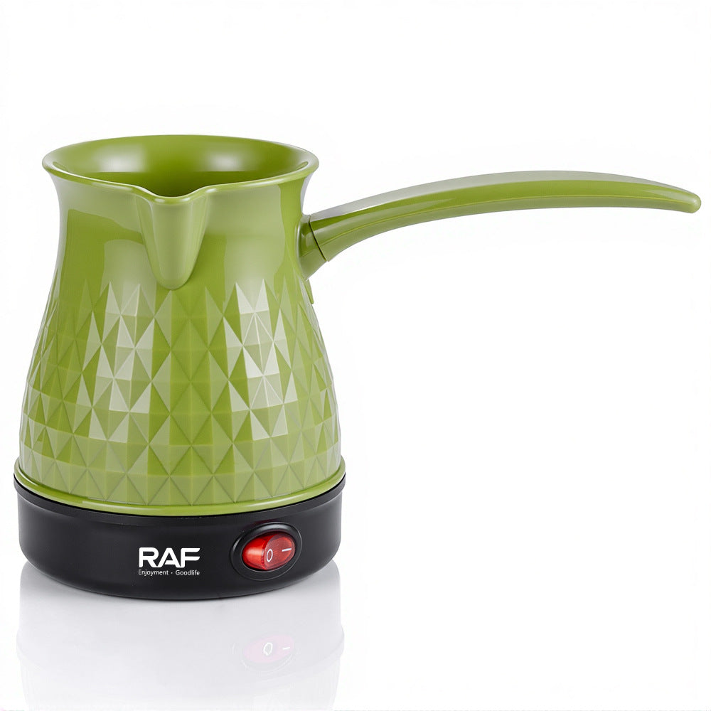 R151欧标土耳其电咖啡壶小容量迷你手冲双层不锈钢家用电水壶