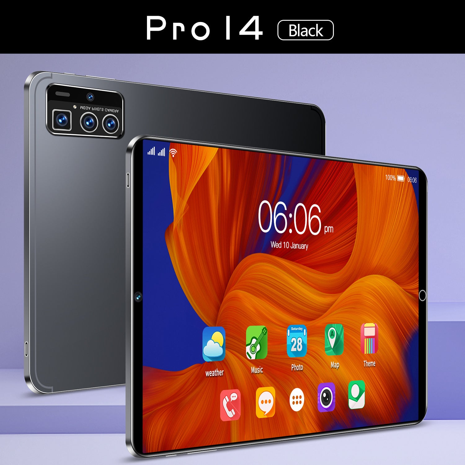 2025Hot Item Exclusively Available Worldwide Pro14 High-definition large screen long standby tablet factory direct wholesale